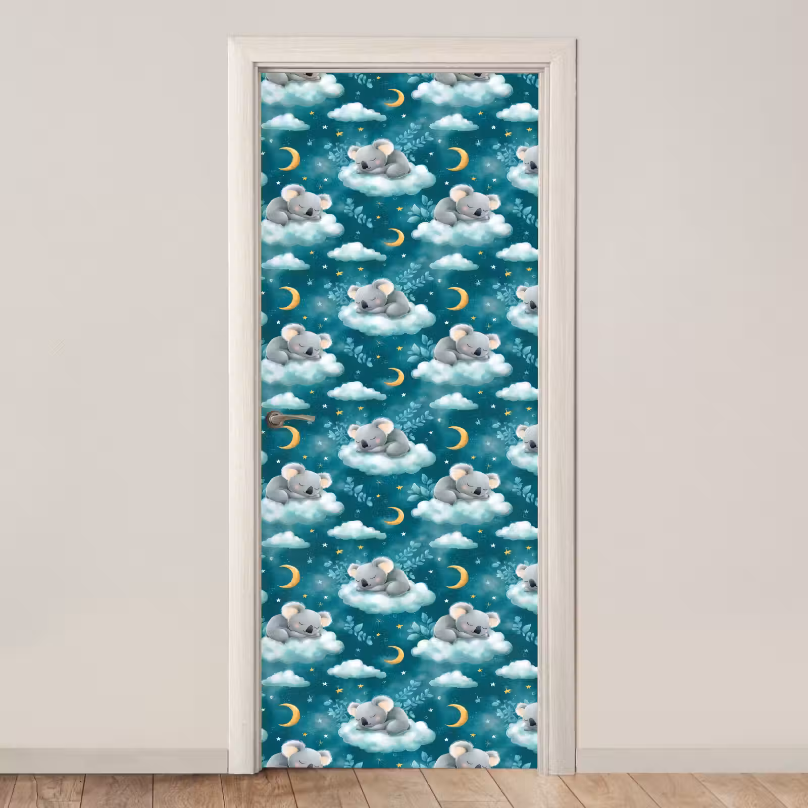 Deursticker - Koala's - Betoverend - Blauw — 1