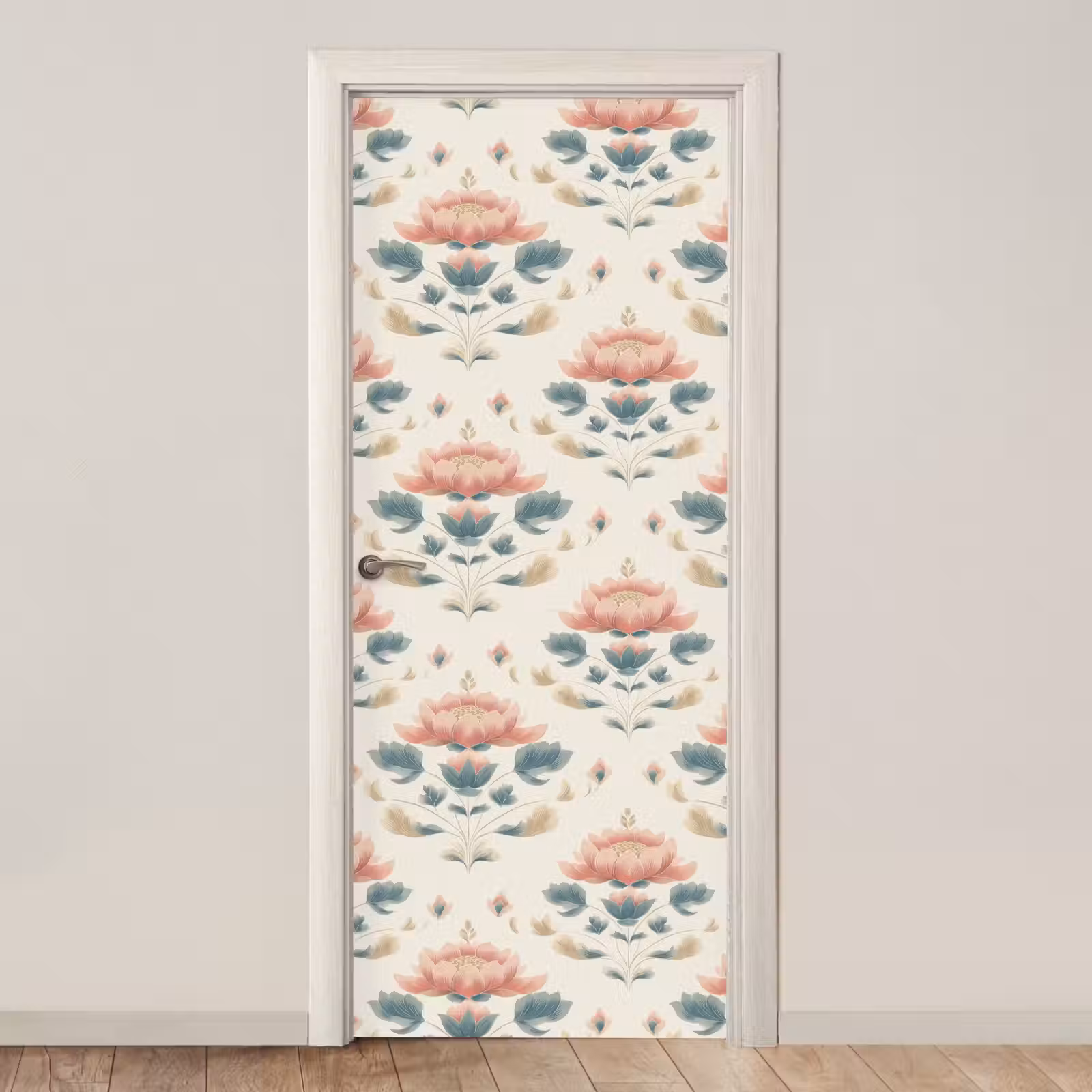 Deursticker - Lotus - Bloemen - Roze — 1