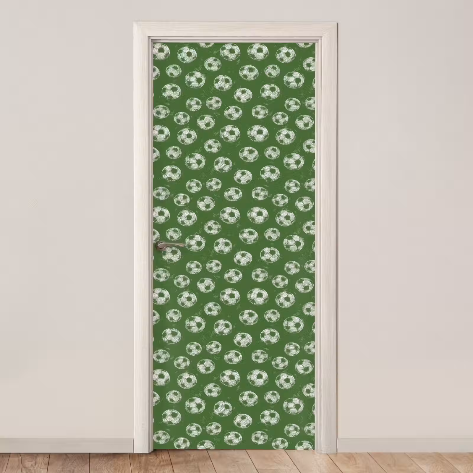 Deursticker - Voetbal - Sport - Groen — 1