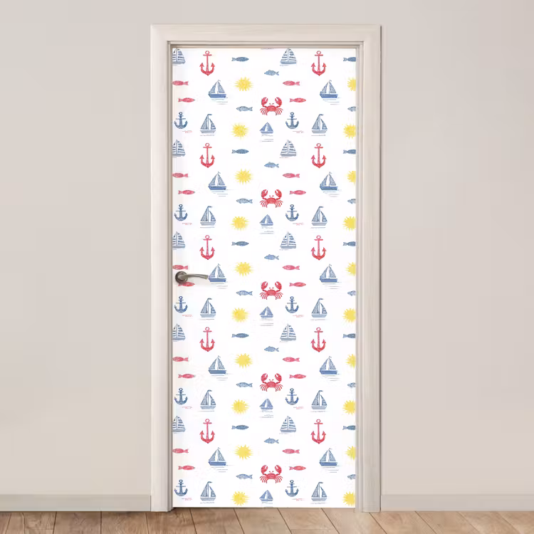 Deursticker - Nautisch - Illustraties - Kleurrijk — 1