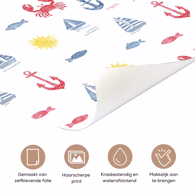 Deursticker - Nautisch - Illustraties - Kleurrijk — 3