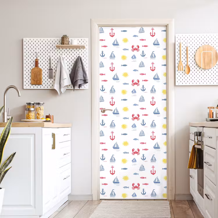 Deursticker - Nautisch - Illustraties - Kleurrijk — 7
