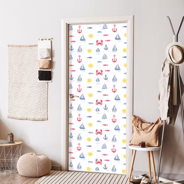 Deursticker - Nautisch - Illustraties - Kleurrijk — 8