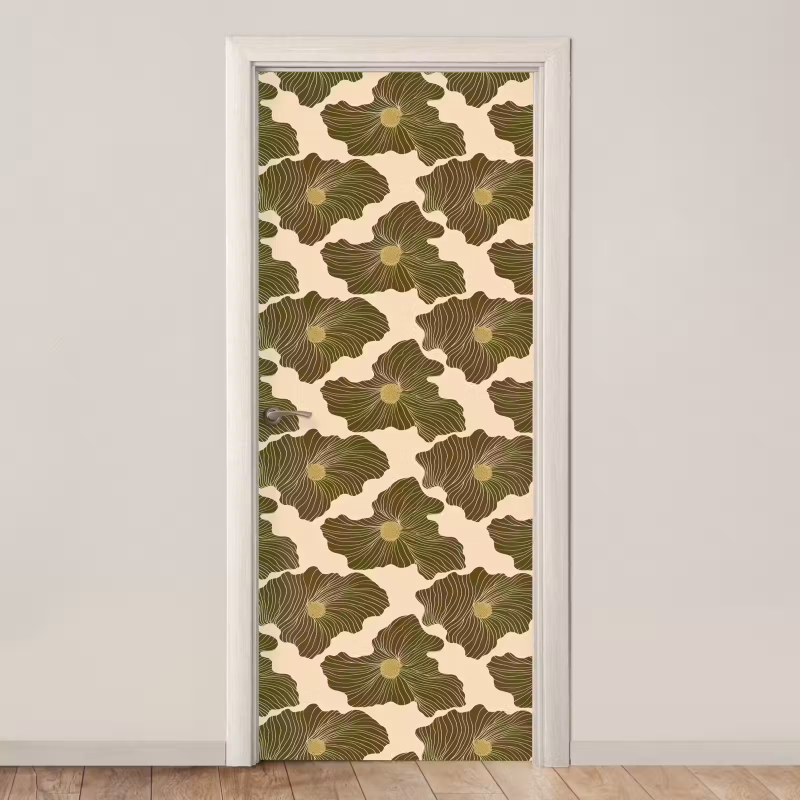 Deursticker - Modern - Abstract - Groen — 1