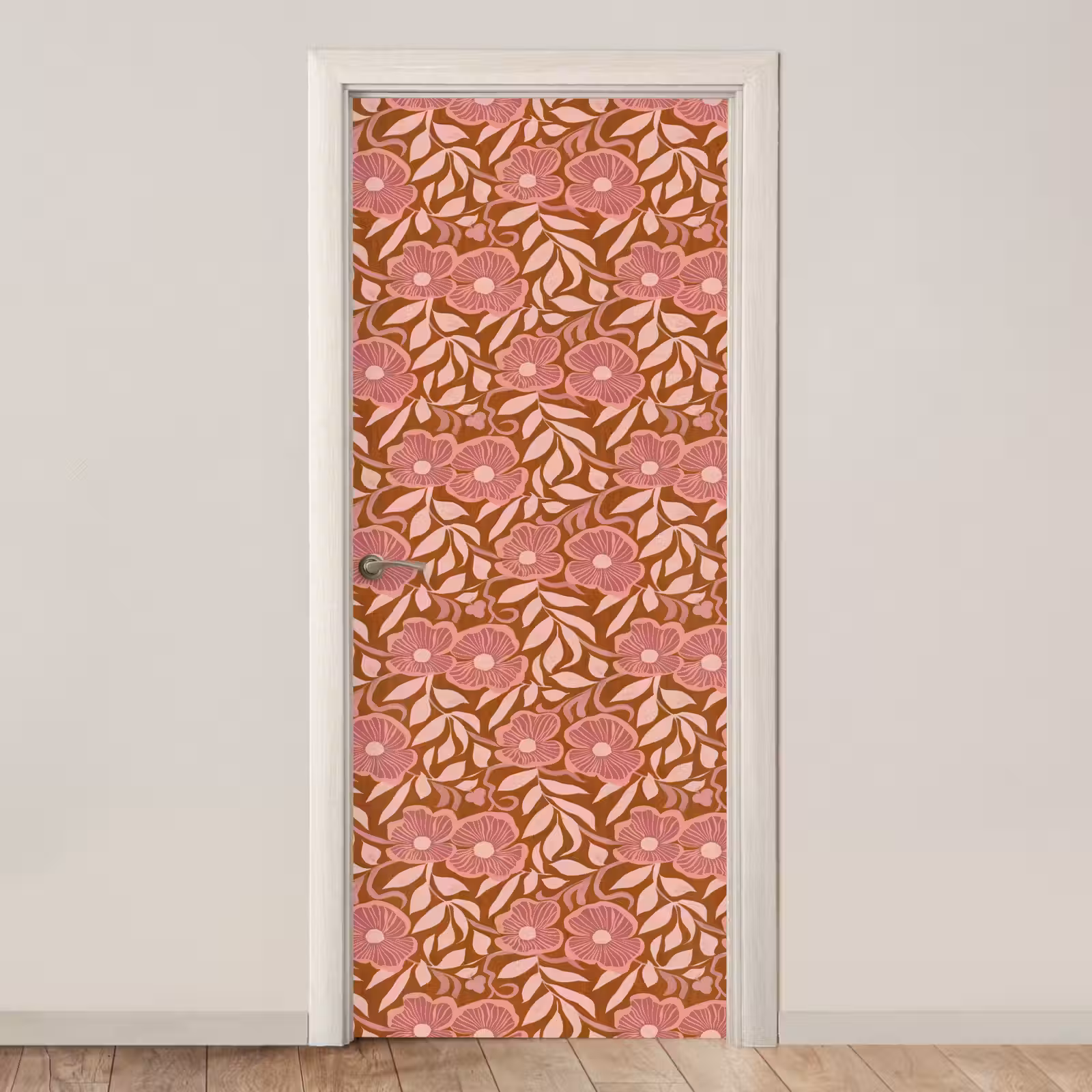 Deursticker - Sfeer - Bloemen - Roze — 1