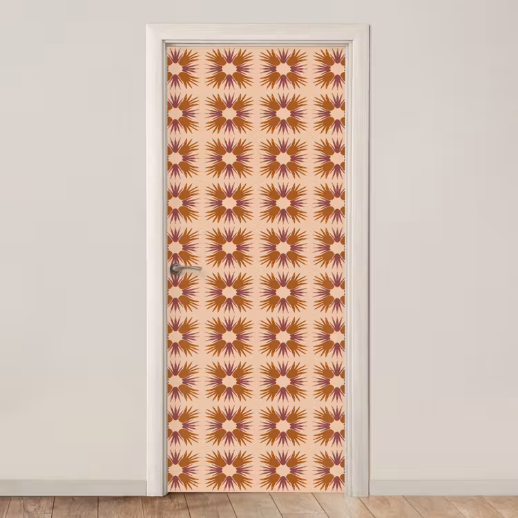 Deursticker - Ornament - Patroon - Oker — 1