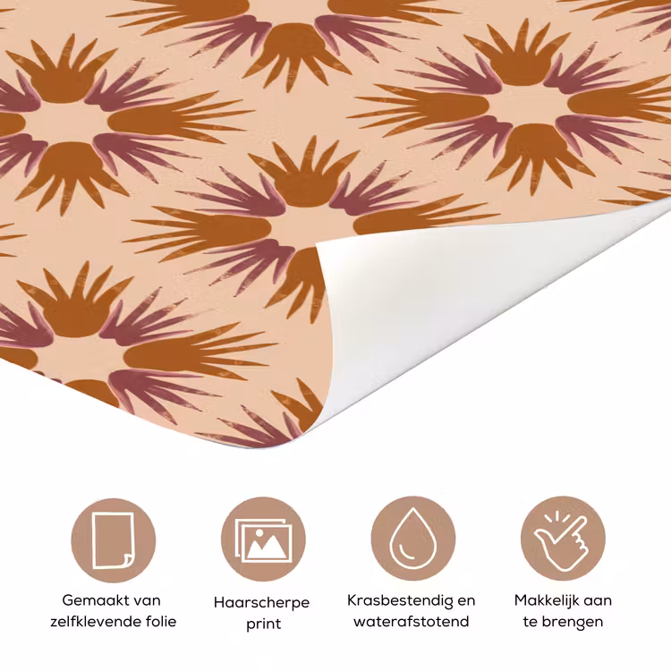 Deursticker - Ornament - Patroon - Oker — 3