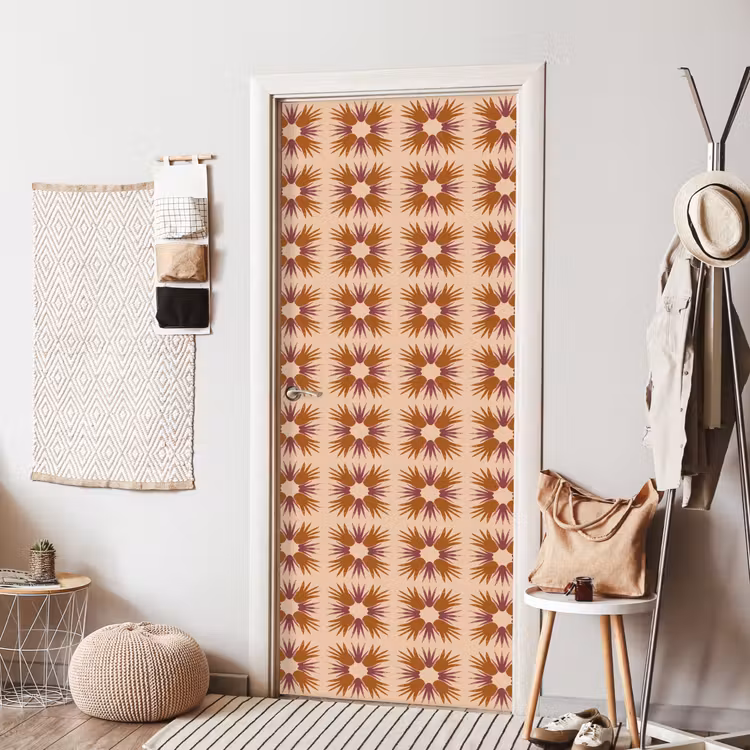 Deursticker - Ornament - Patroon - Oker — 8