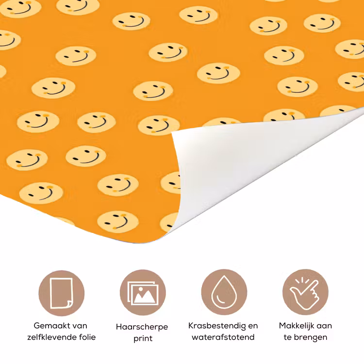 Deursticker - Smileys - Retro - Heel — 3