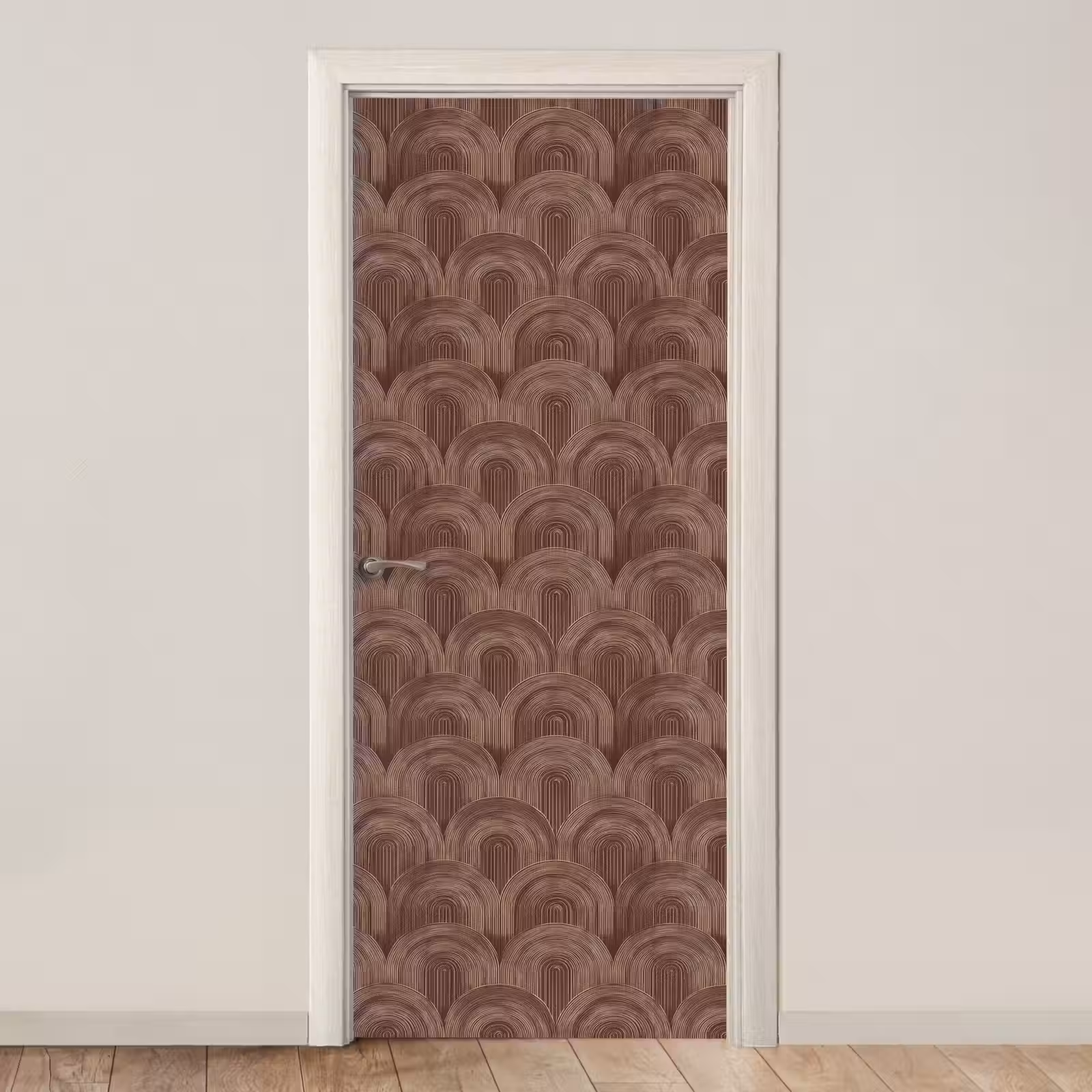 Deursticker - Ritmisch - Effect - Bruin — 1