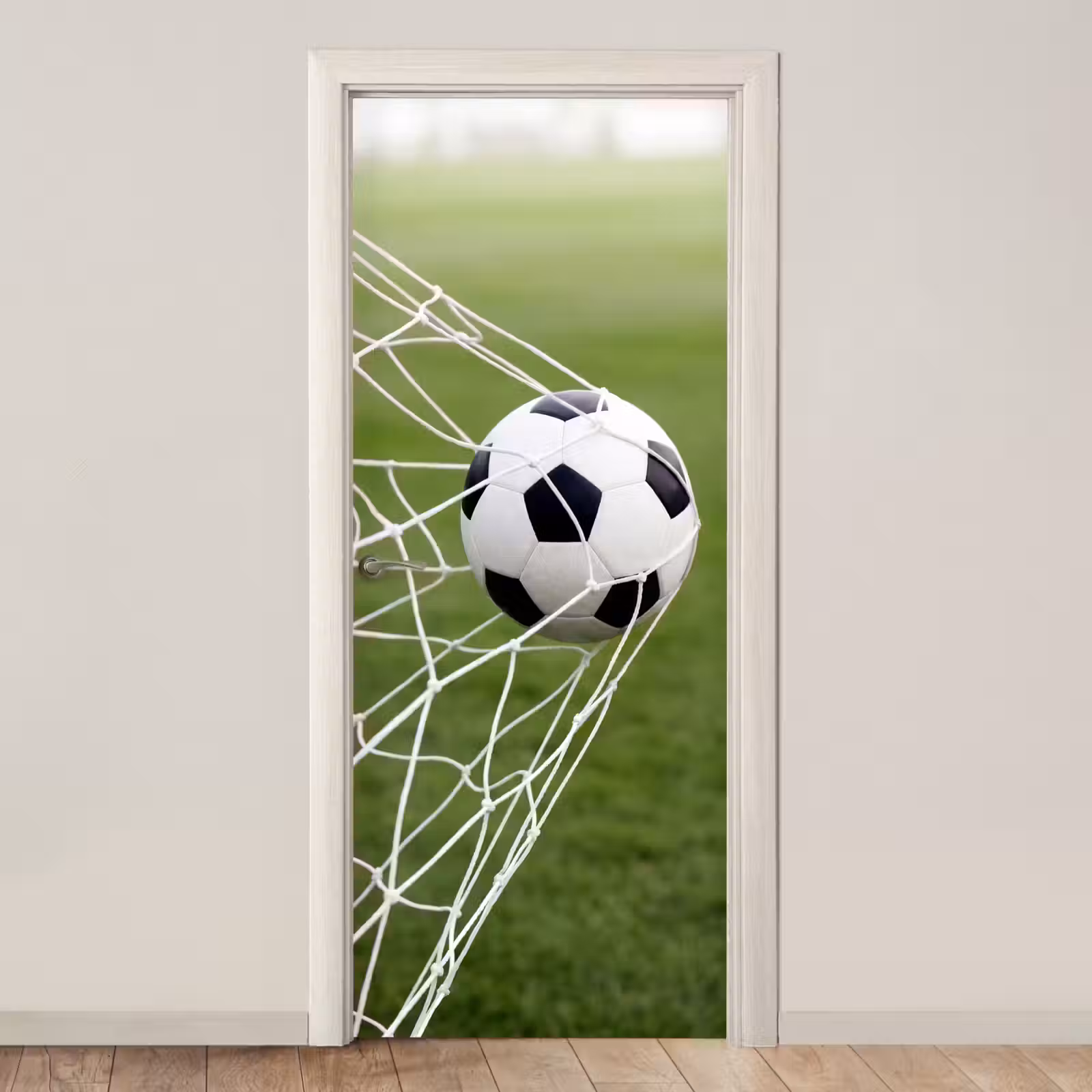 Deursticker - Voetbal - Goal - Net - Sport — 1