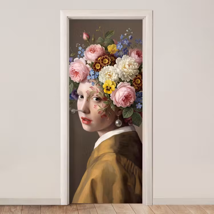 Deursticker - Meesterwerk - Modern - Kleurrijk — 1