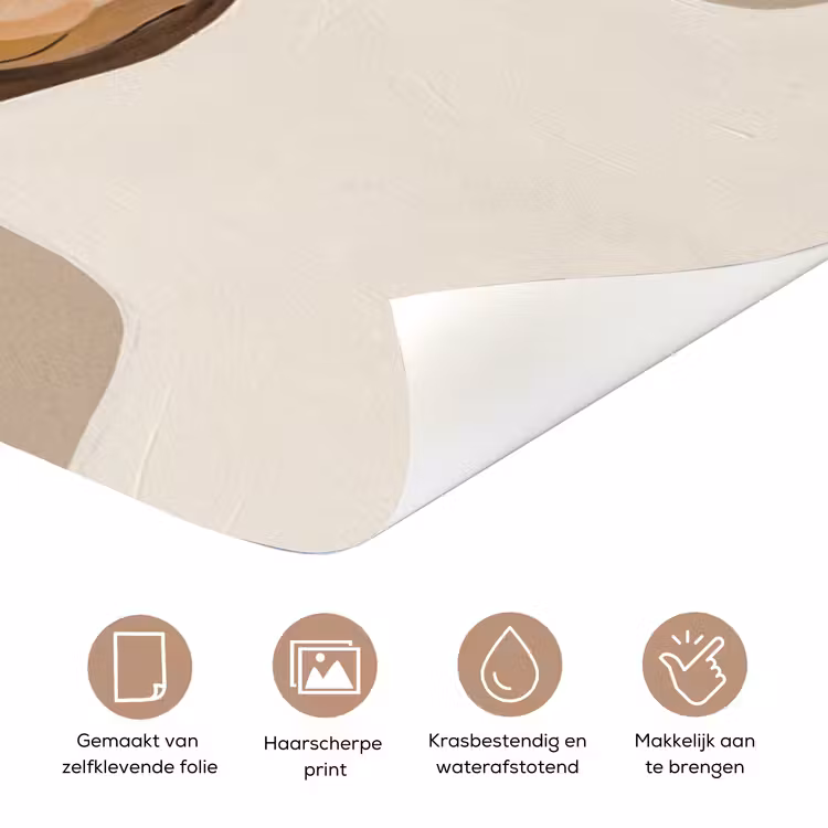 Deursticker - Modern - Vrouw - Goud — 3