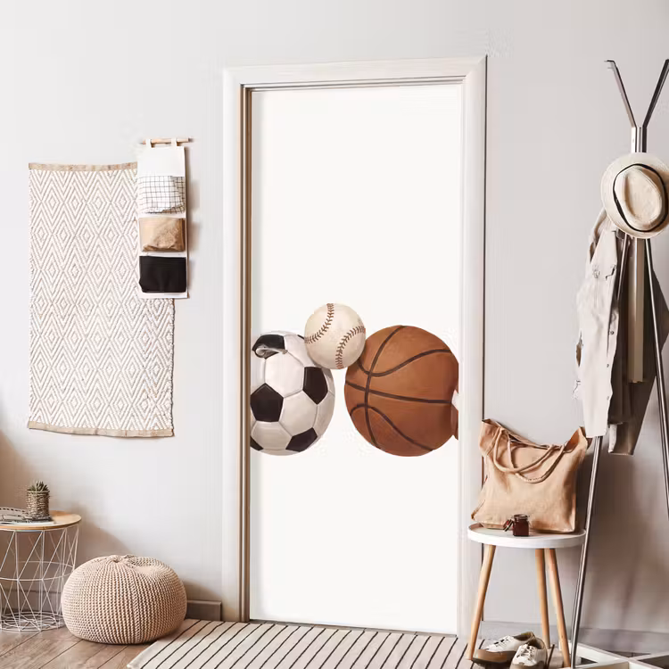 Deursticker - Sport - Ballen - Illustratie — 8