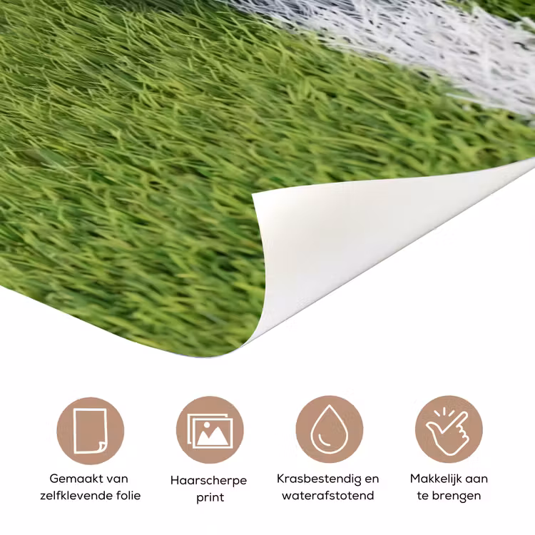 Deursticker - Voetbal - Grasveld - Sport - Groen — 3