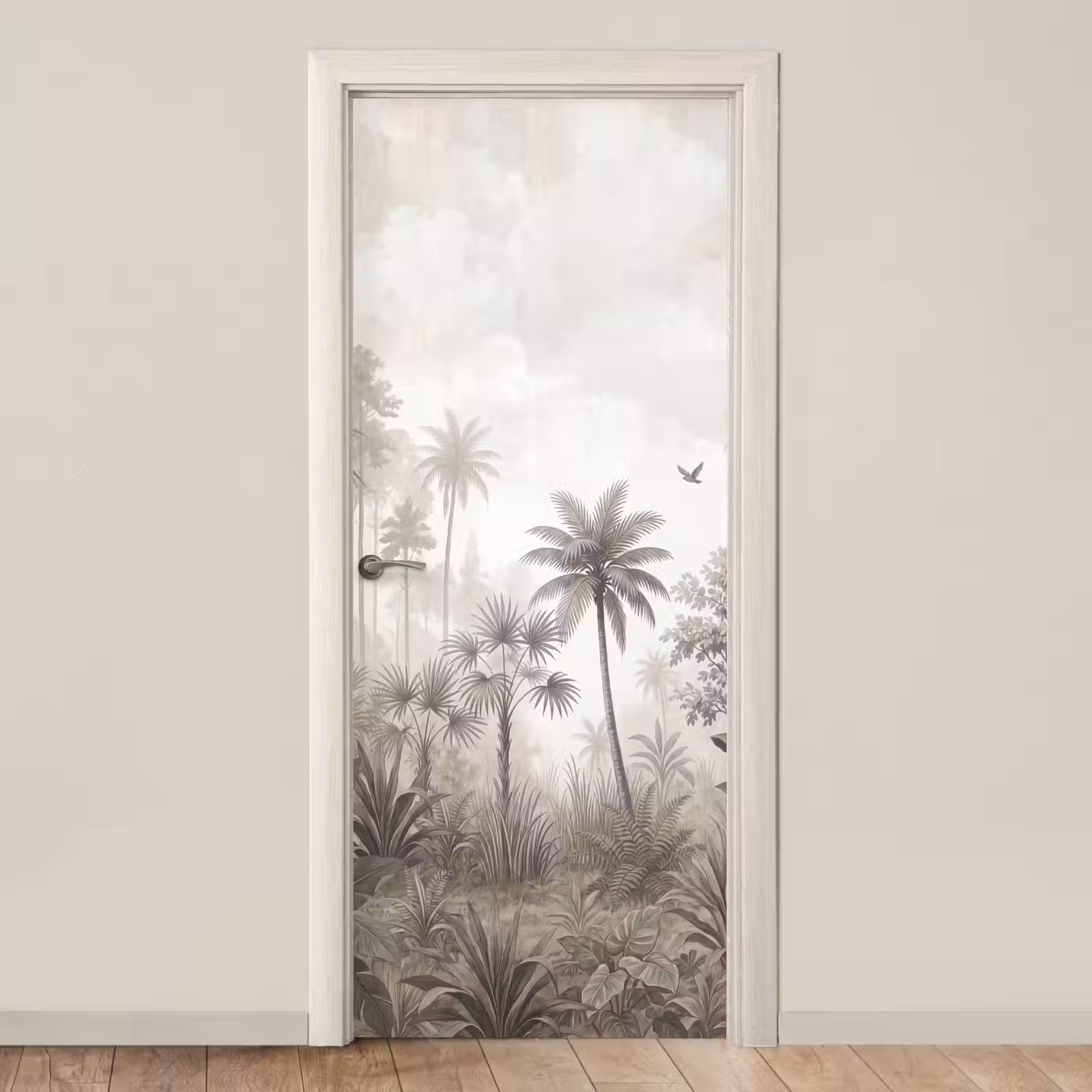 Deursticker - Jungle - Palmbomen - Natuur — 1