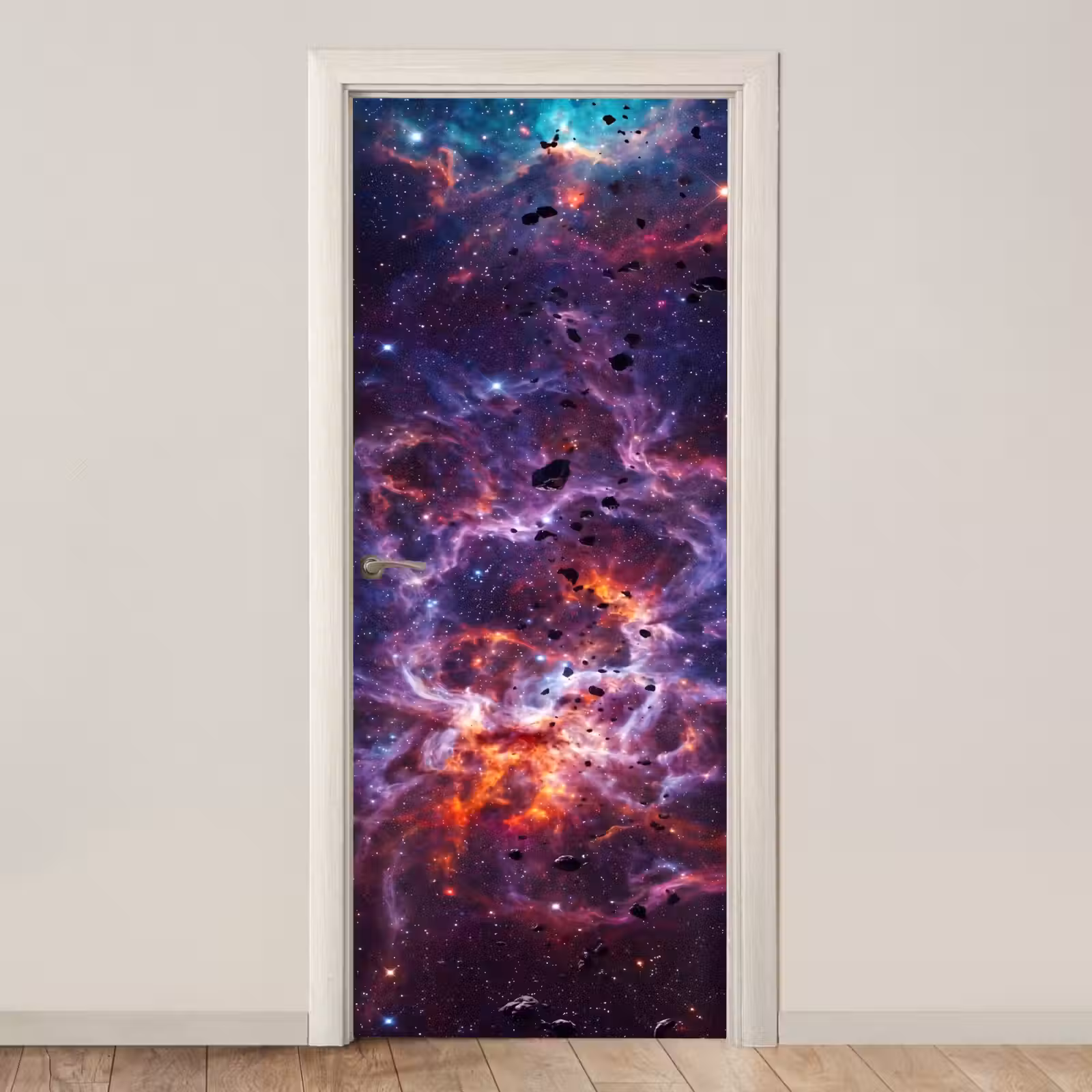 Deursticker - Space - Stars - Abstract - Colorful — 1