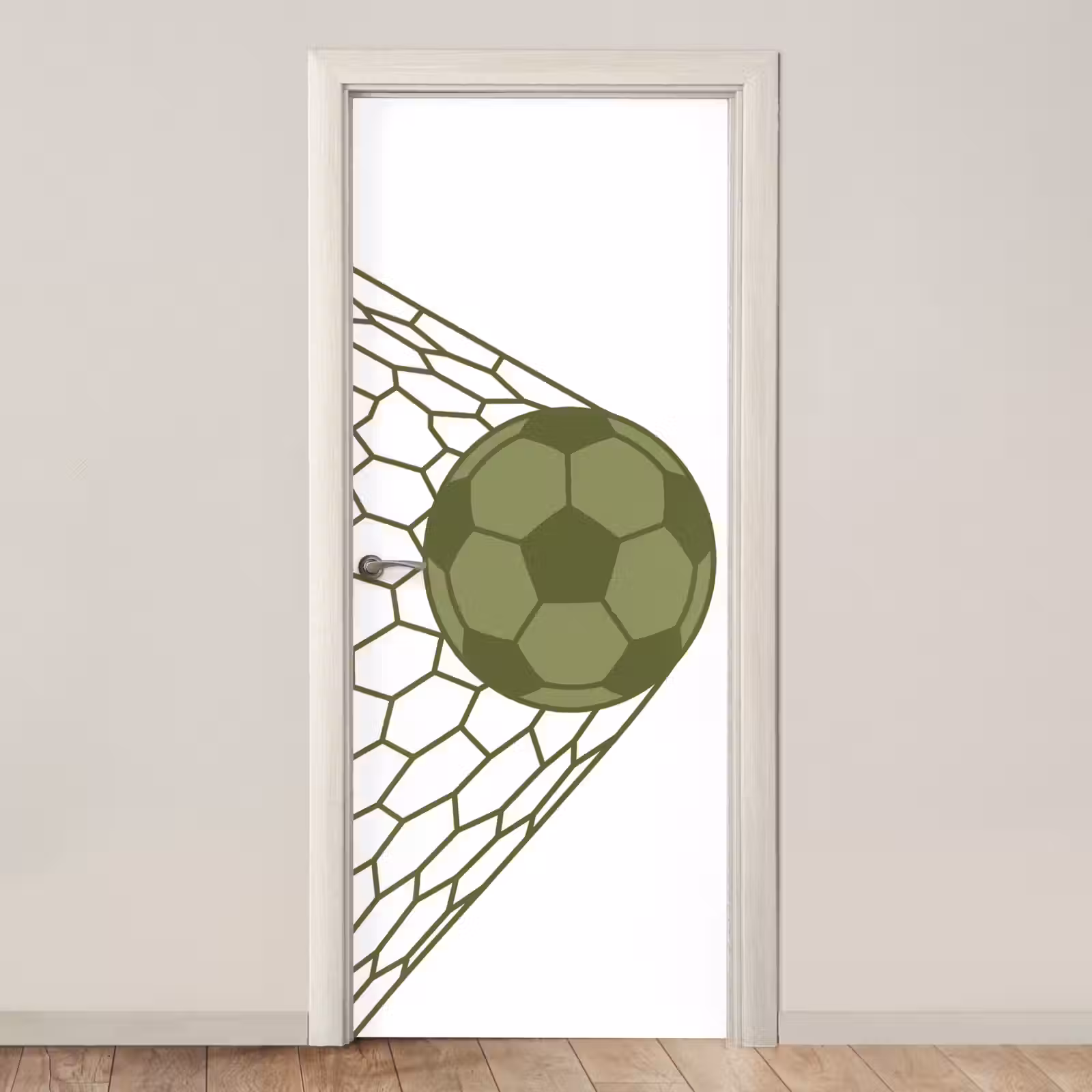 Deursticker - Voetbal - Goal - Sport - Groen — 1