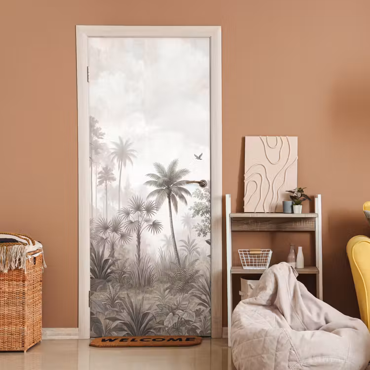 Deursticker - Jungle - Palmbomen - Natuur — 2
