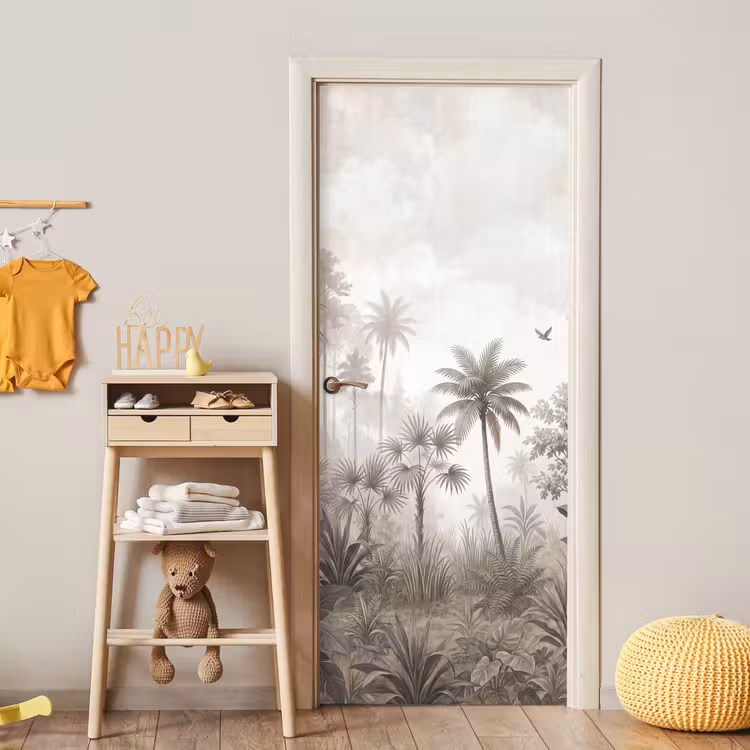 Deursticker - Jungle - Palmbomen - Natuur — 6