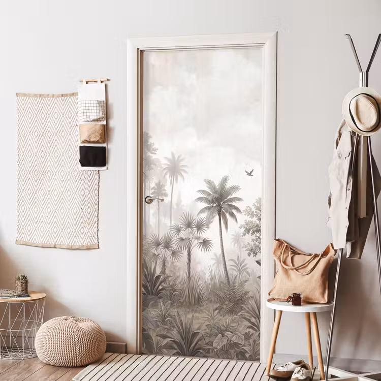 Deursticker - Jungle - Palmbomen - Natuur — 8