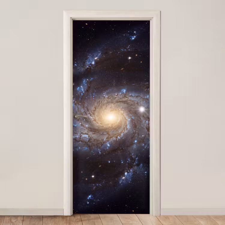 Deursticker - Kosmos - Sterrenstelsel - Donker — 1