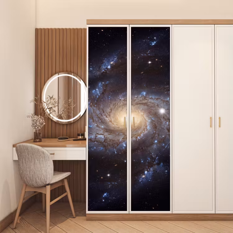 Deursticker - Kosmos - Sterrenstelsel - Donker — 5