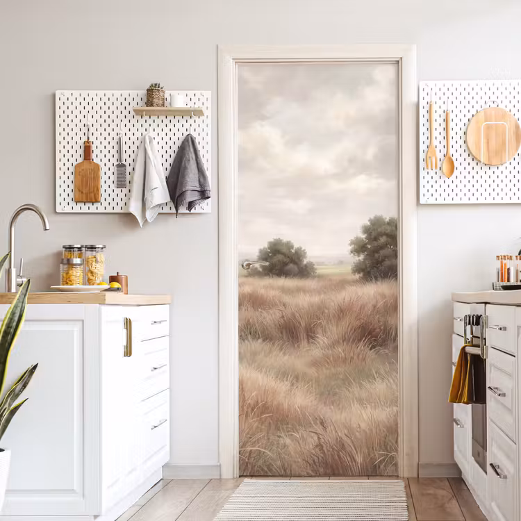 Deursticker - Landschap - Minimalistisch - Beige — 7