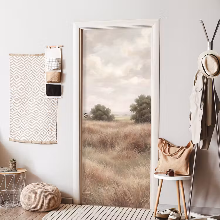 Deursticker - Landschap - Minimalistisch - Beige — 8
