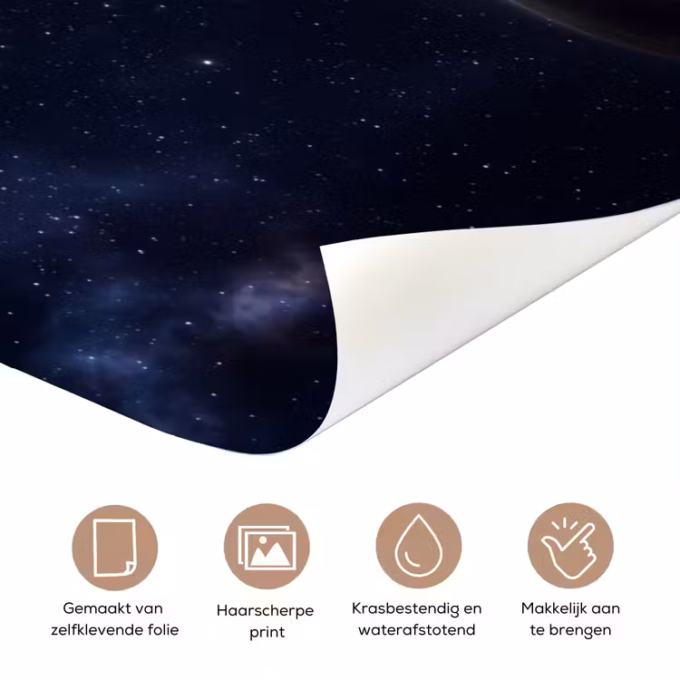 Deursticker - Planeten - Saturnus - Ruimte — 3