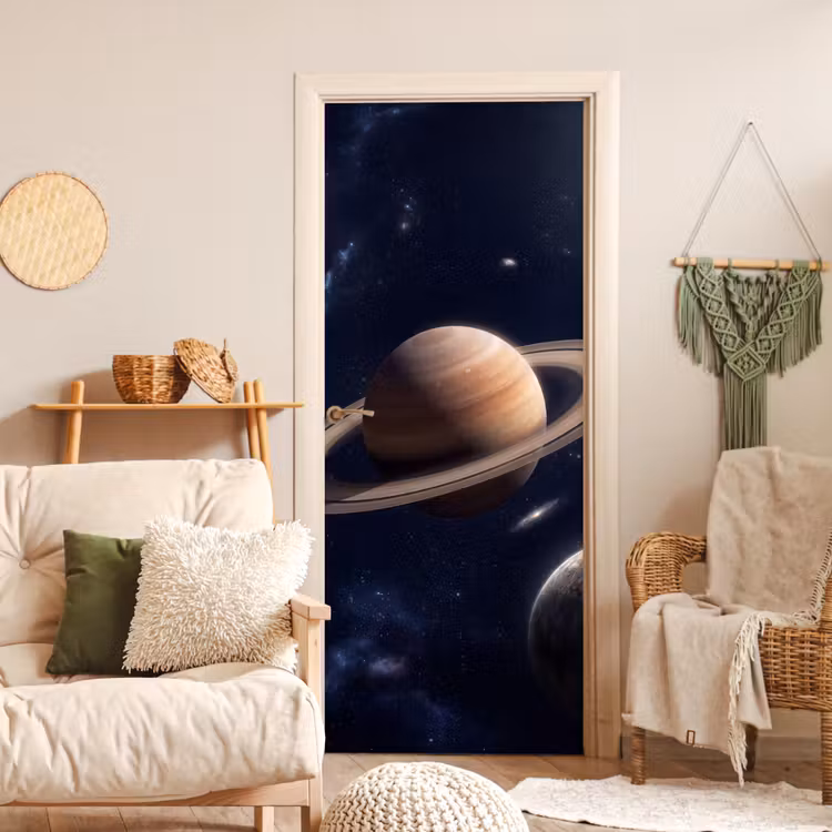 Deursticker - Planeten - Saturnus - Ruimte — 4