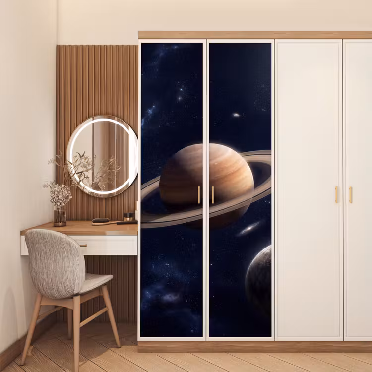 Deursticker - Planeten - Saturnus - Ruimte — 5