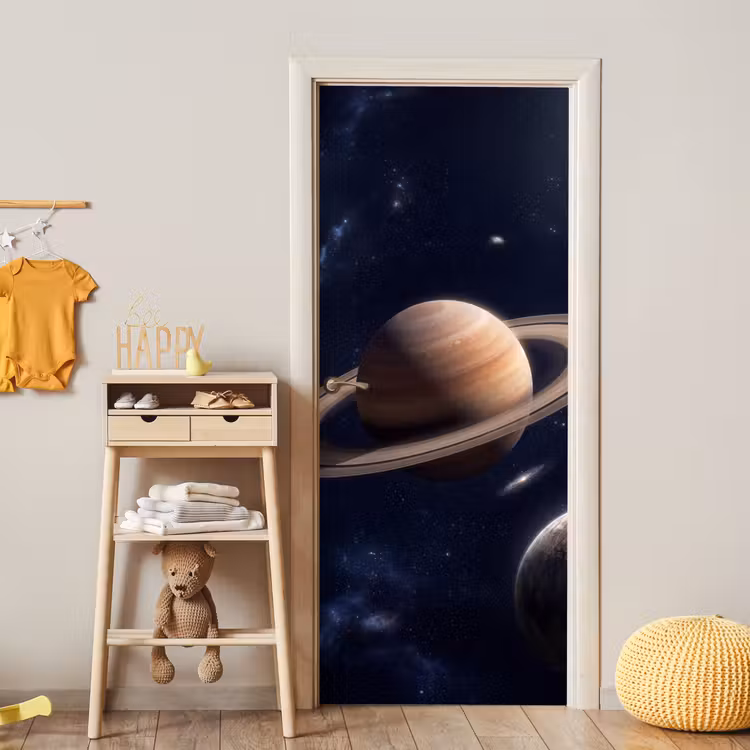 Deursticker - Planeten - Saturnus - Ruimte — 6