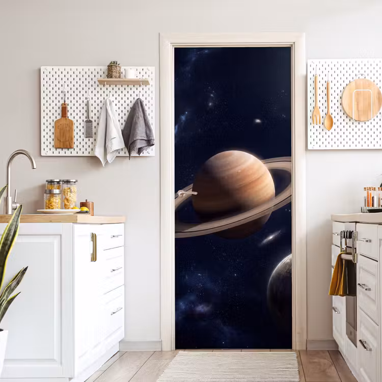 Deursticker - Planeten - Saturnus - Ruimte — 7