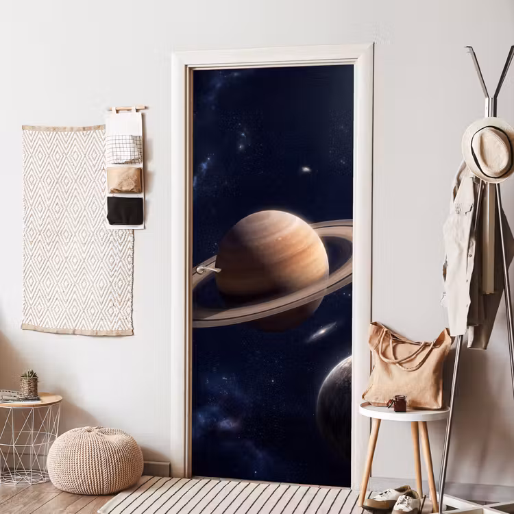 Deursticker - Planeten - Saturnus - Ruimte — 8