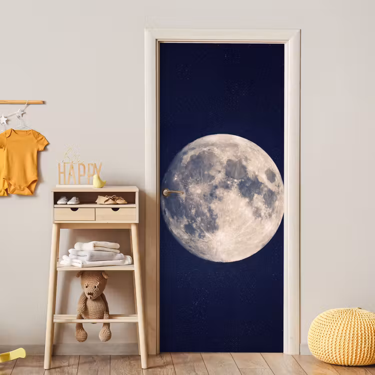 Deursticker - Ruimte - Maan - Kosmos — 6