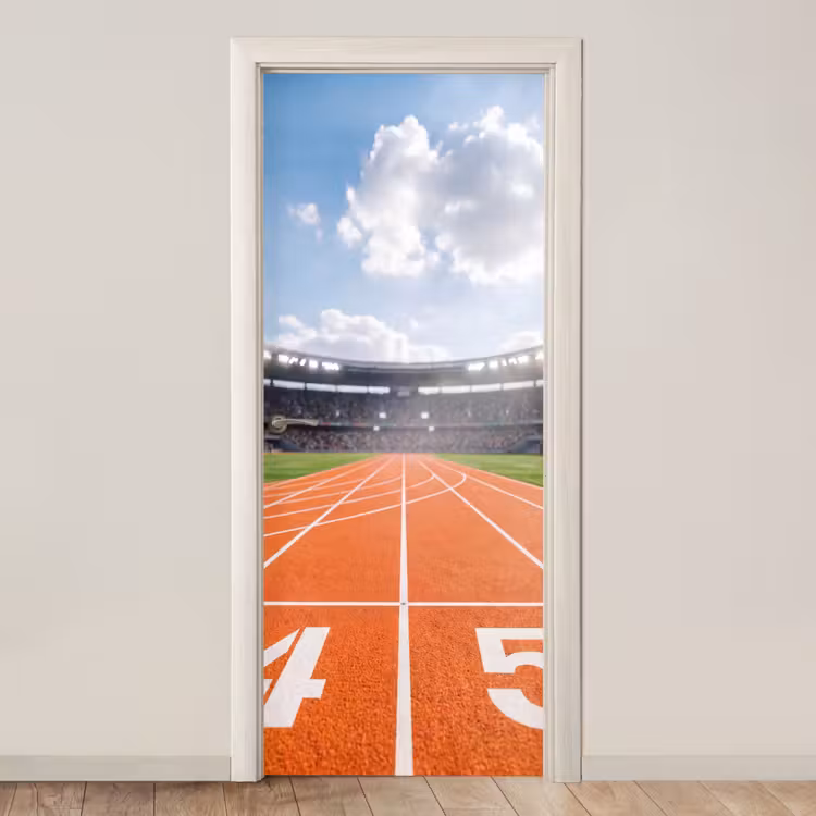 Deursticker - Sintelbaan - Stadion - Sport -Oranje — 1