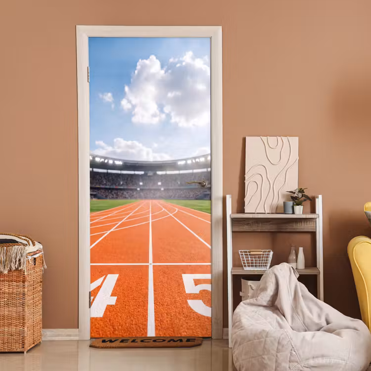 Deursticker - Sintelbaan - Stadion - Sport -Oranje — 2