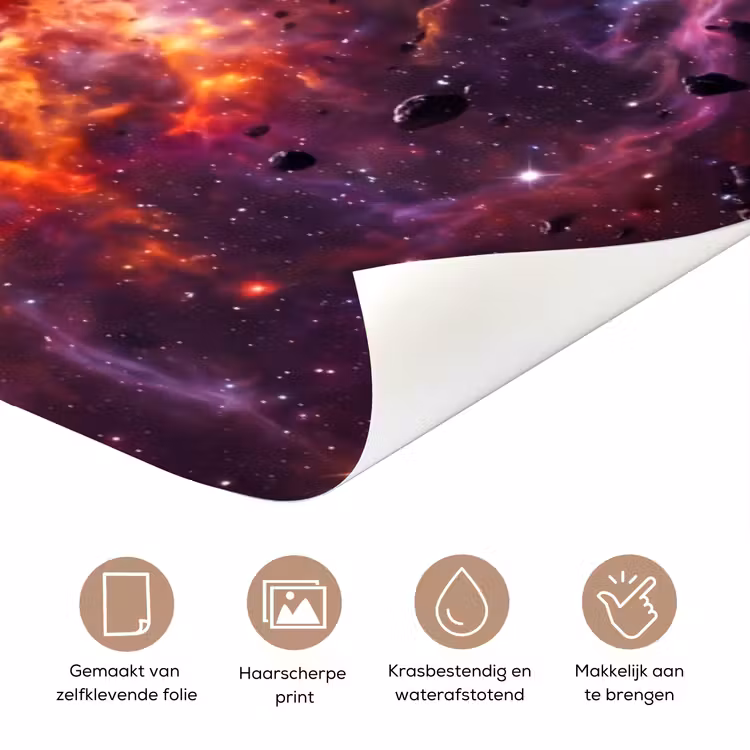 Deursticker - Space - Stars - Abstract - Colorful — 3