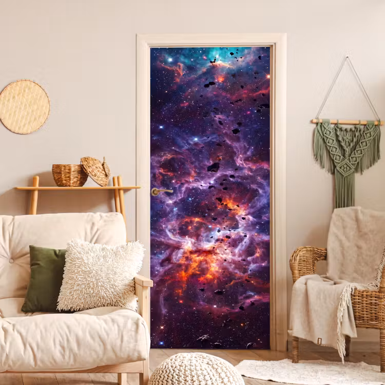 Deursticker - Space - Stars - Abstract - Colorful — 4