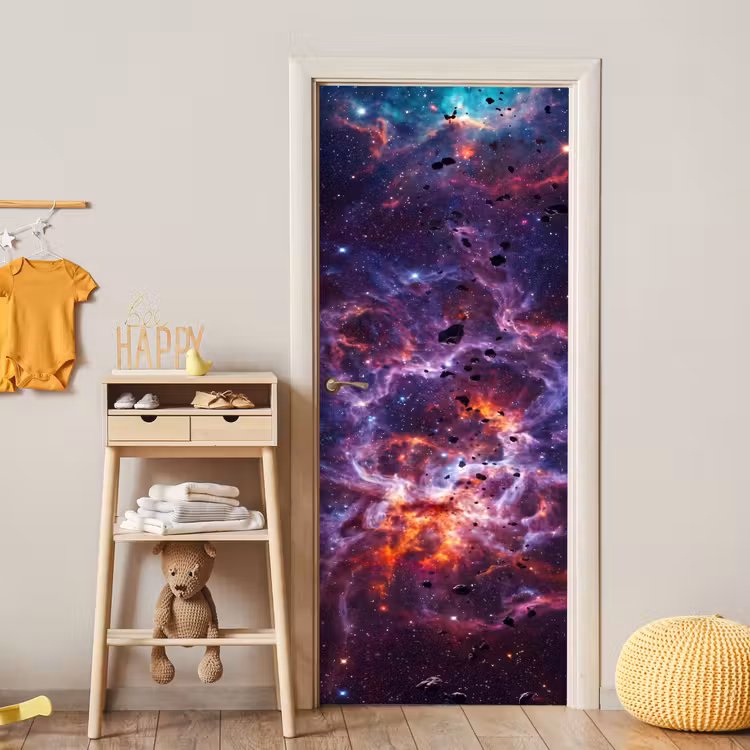 Deursticker - Space - Stars - Abstract - Colorful — 6