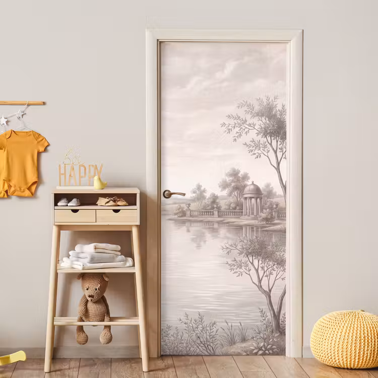 Deursticker - Terras - Water - Natuur - Landschap — 6