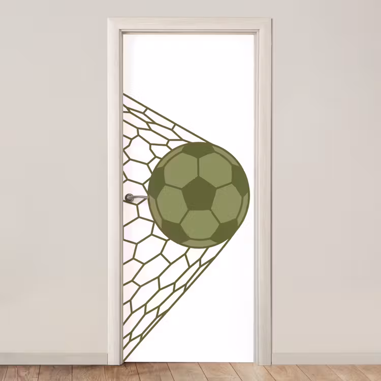 Deursticker - Voetbal - Goal - Sport - Groen — 1