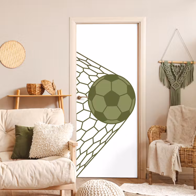 Deursticker - Voetbal - Goal - Sport - Groen — 4