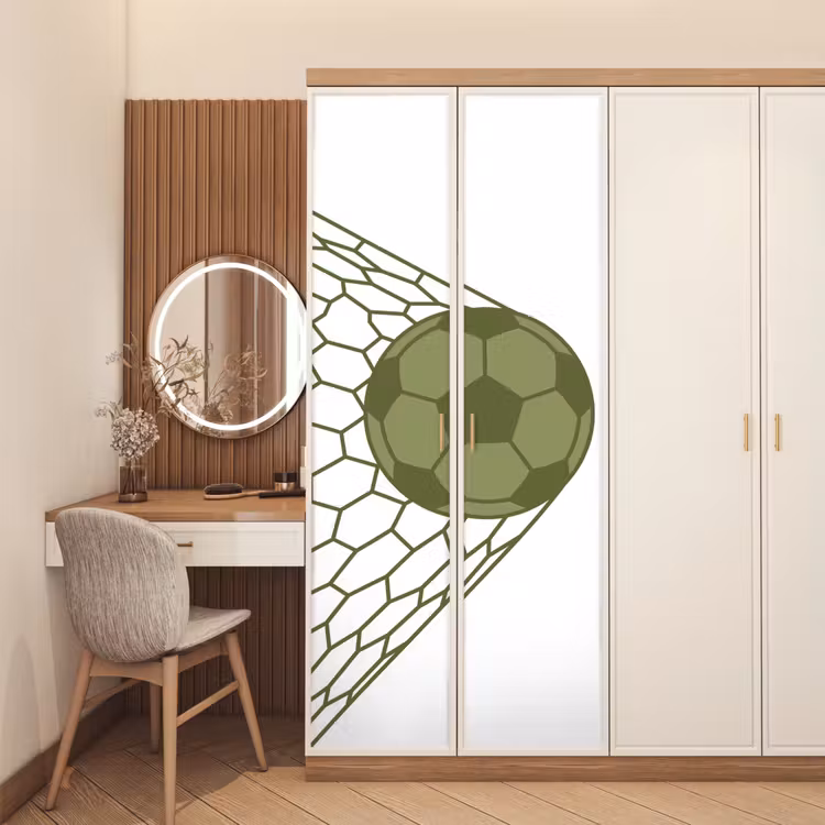 Deursticker - Voetbal - Goal - Sport - Groen — 5