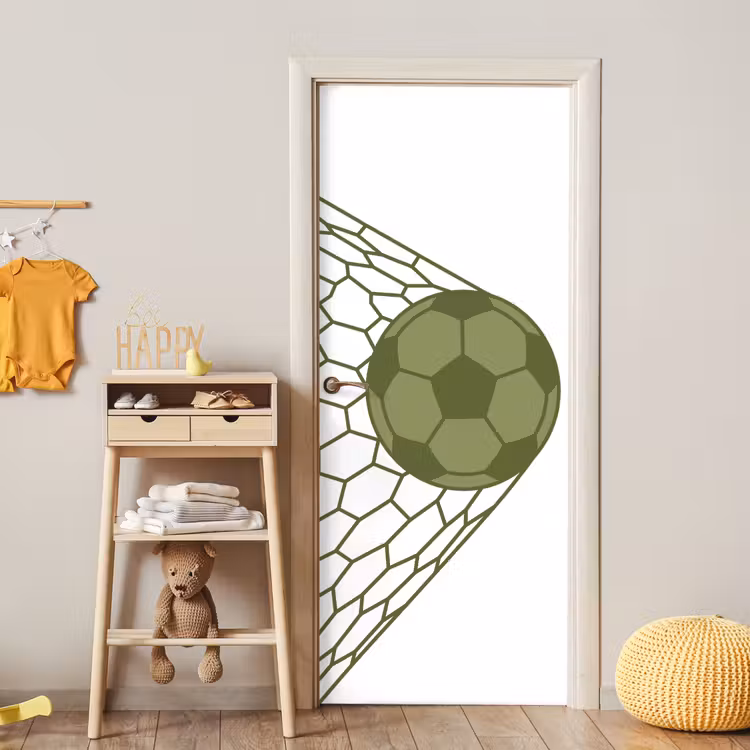 Deursticker - Voetbal - Goal - Sport - Groen — 6