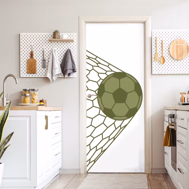 Deursticker - Voetbal - Goal - Sport - Groen — 7