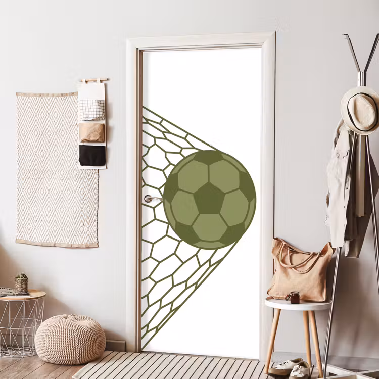 Deursticker - Voetbal - Goal - Sport - Groen — 8