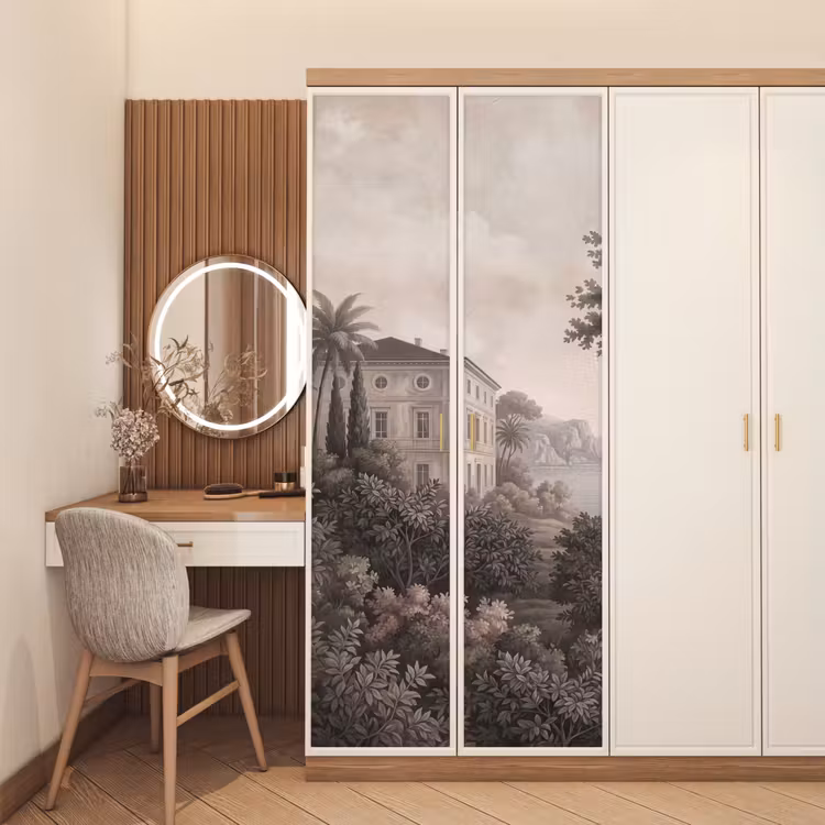 Deursticker - Zee - Villa - Beige — 5