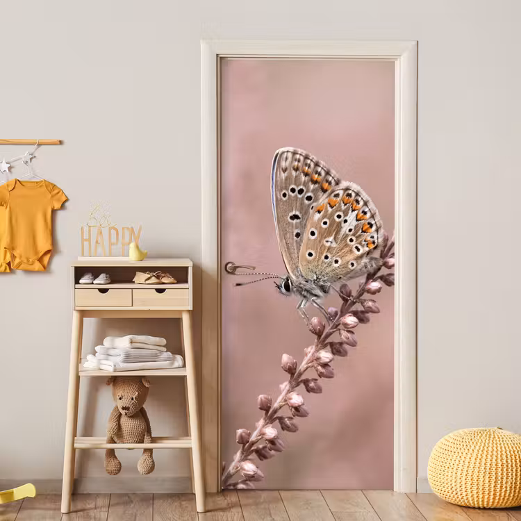 Deursticker - Lavendel - Vlinder - Paars — 6